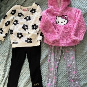 Toddler Sweatsuit & Pants Outfit Bundle